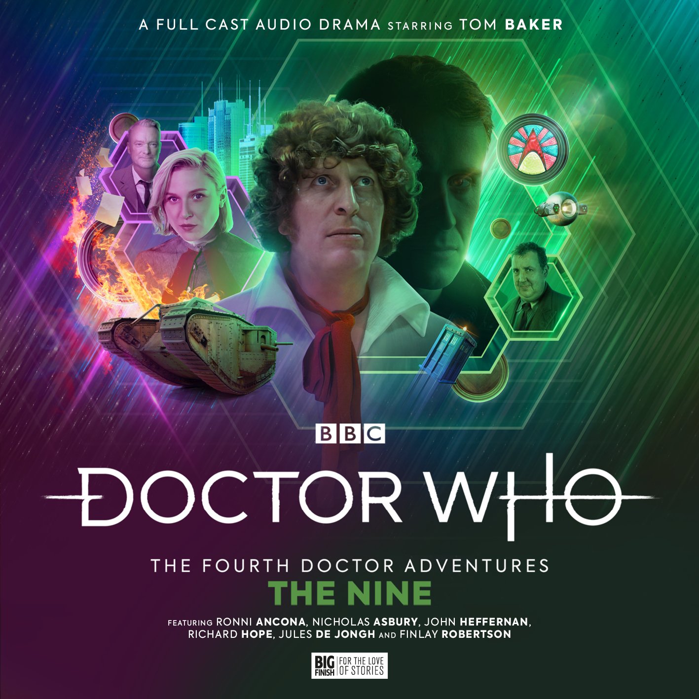 Out Now: Tom Baker’s Fourth Doctor Returns to Big Finish to Battle The Nine