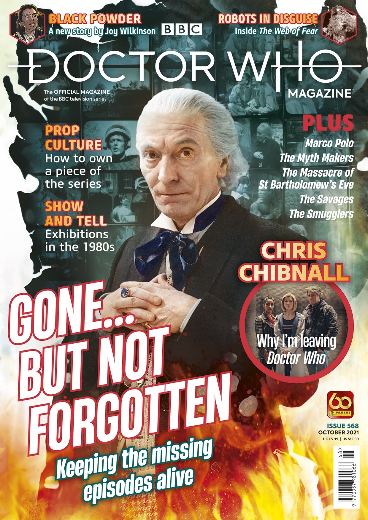 Out Now: Doctor Who Magazine #568 Covers Doctor Who’s Missing Episodes