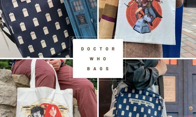 Out Now: The TARDIS Cross Body Bag, and Set of Three Doctor Who Tote Bags From Lovarzi