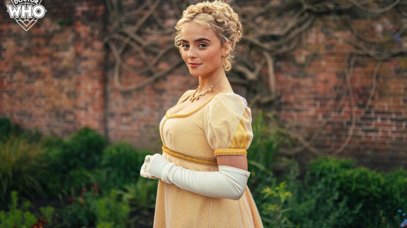 Check Out These Stunning Photos of New Doctor Who Companion, Ruby Sunday, “Regency Ready”